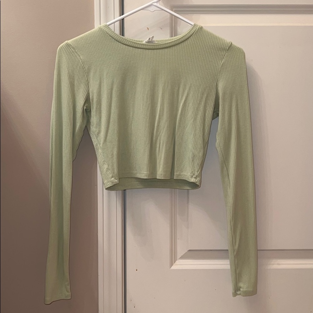 cropped garage tee